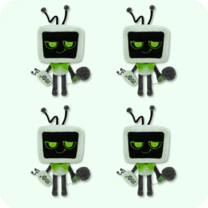 Dandys World Vee Plush 4PCS